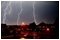 June 2001: A thunder storm, photographed from London Road in Clacton-on-Sea