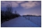 Photograph 6 of 15, December 2010: A moon-lit footpath across High Woods Country Park. Jumbo water tower can be seen in the far distance